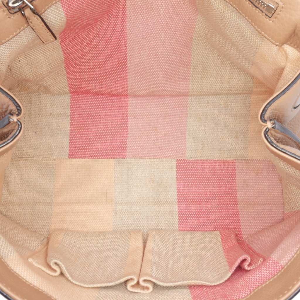 Gucci Medium Leather Bamboo Daily Satchel - 4