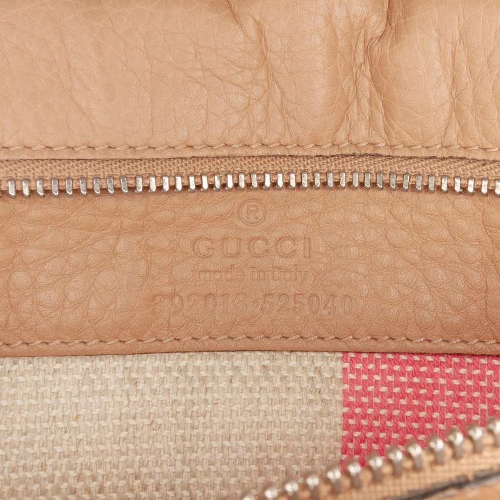 Gucci Medium Leather Bamboo Daily Satchel - Side view