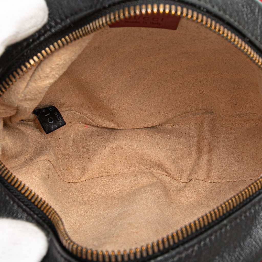 Gucci Mini GG Marmont Matelasse Leather Torchon Round Crossbody - 4