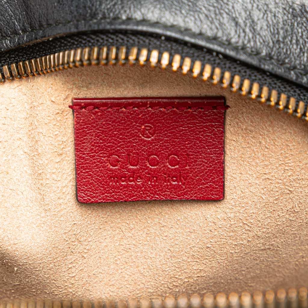 Gucci Mini GG Marmont Matelasse Leather Torchon Round Crossbody - Side view