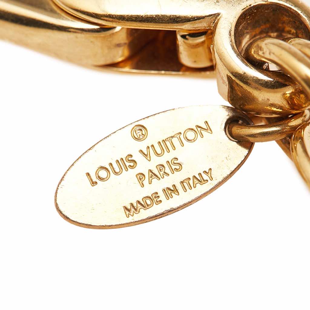 Louis Vuitton Gold Plated and Resin Bijoux Sac Mosaic Bag Charm - 3