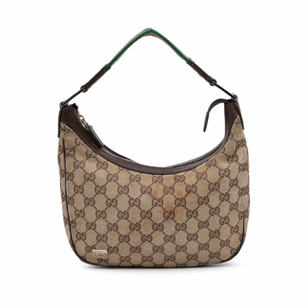 Gucci Small GG Canvas Web Pop Shoulder Bag