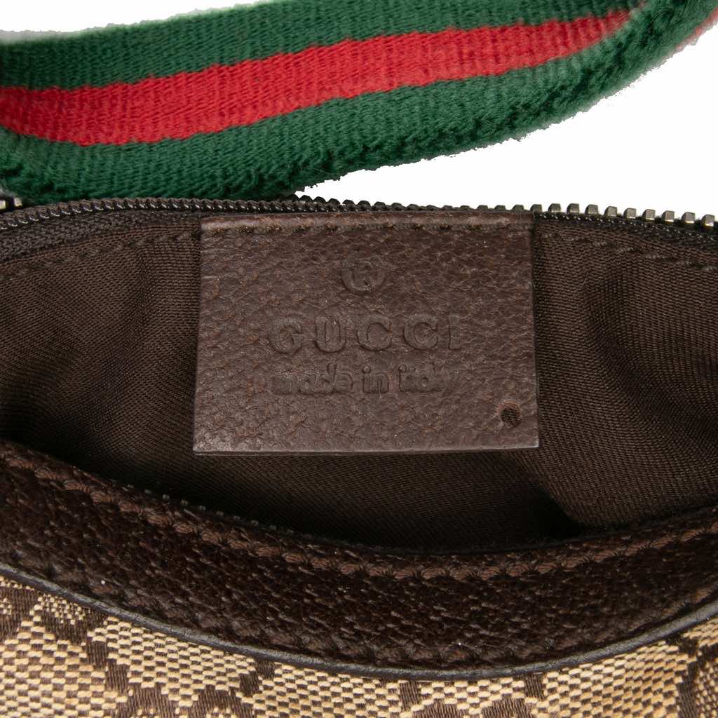 Gucci Small GG Canvas Web Pop Shoulder Bag - Side view