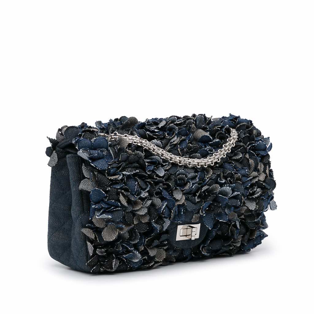 Chanel Reissue Camellia Denim Shoulder Bag - 2