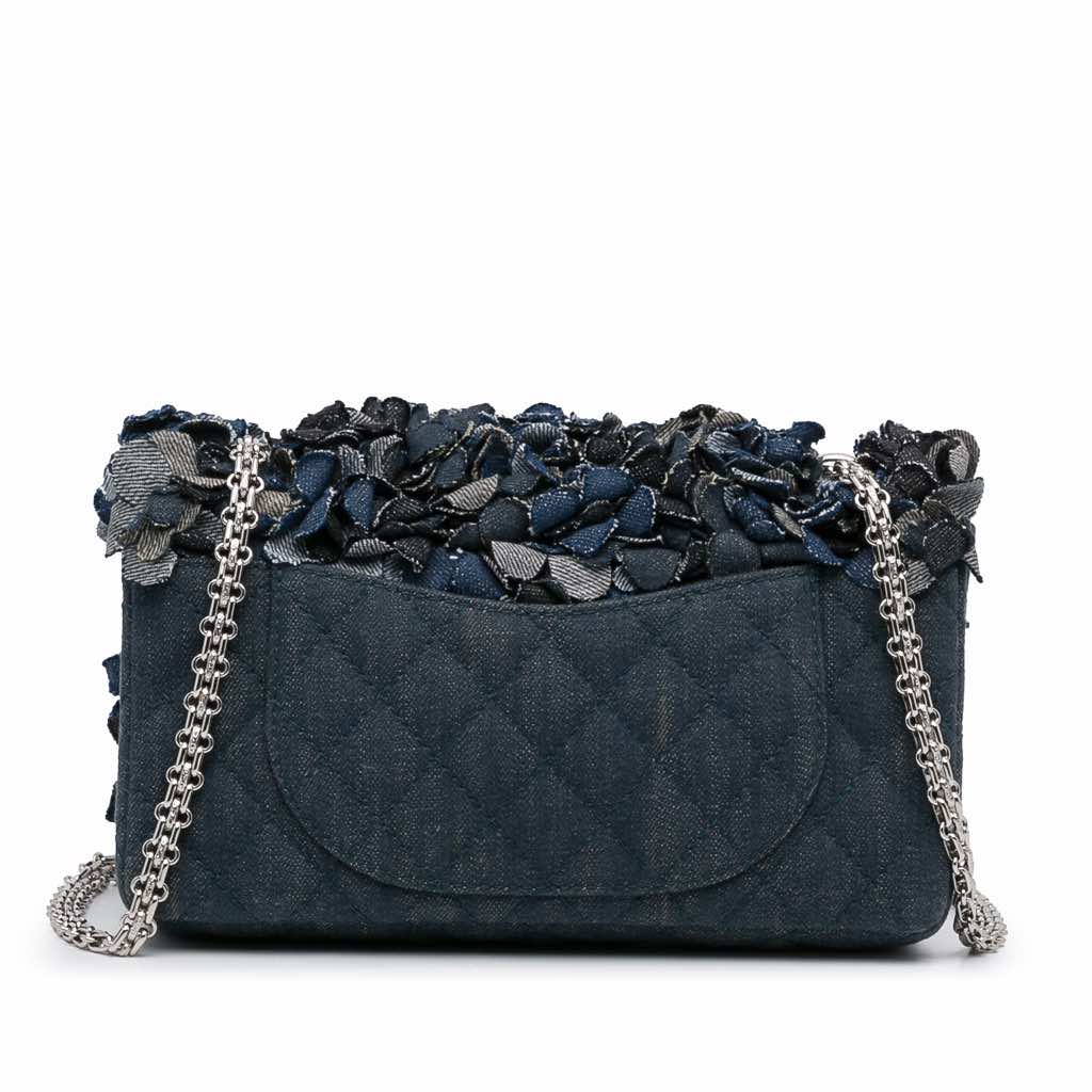 Chanel Reissue Camellia Denim Shoulder Bag - 3