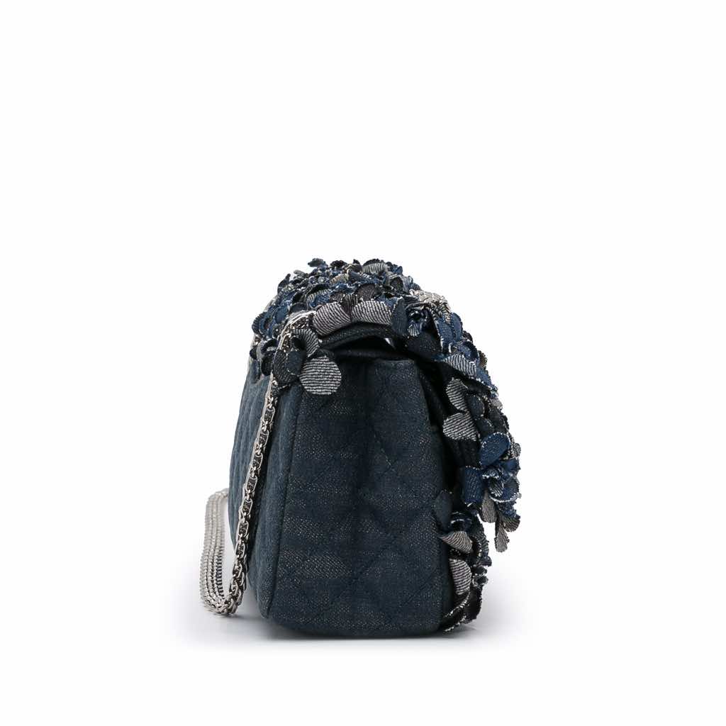 Chanel Reissue Camellia Denim Shoulder Bag - 4
