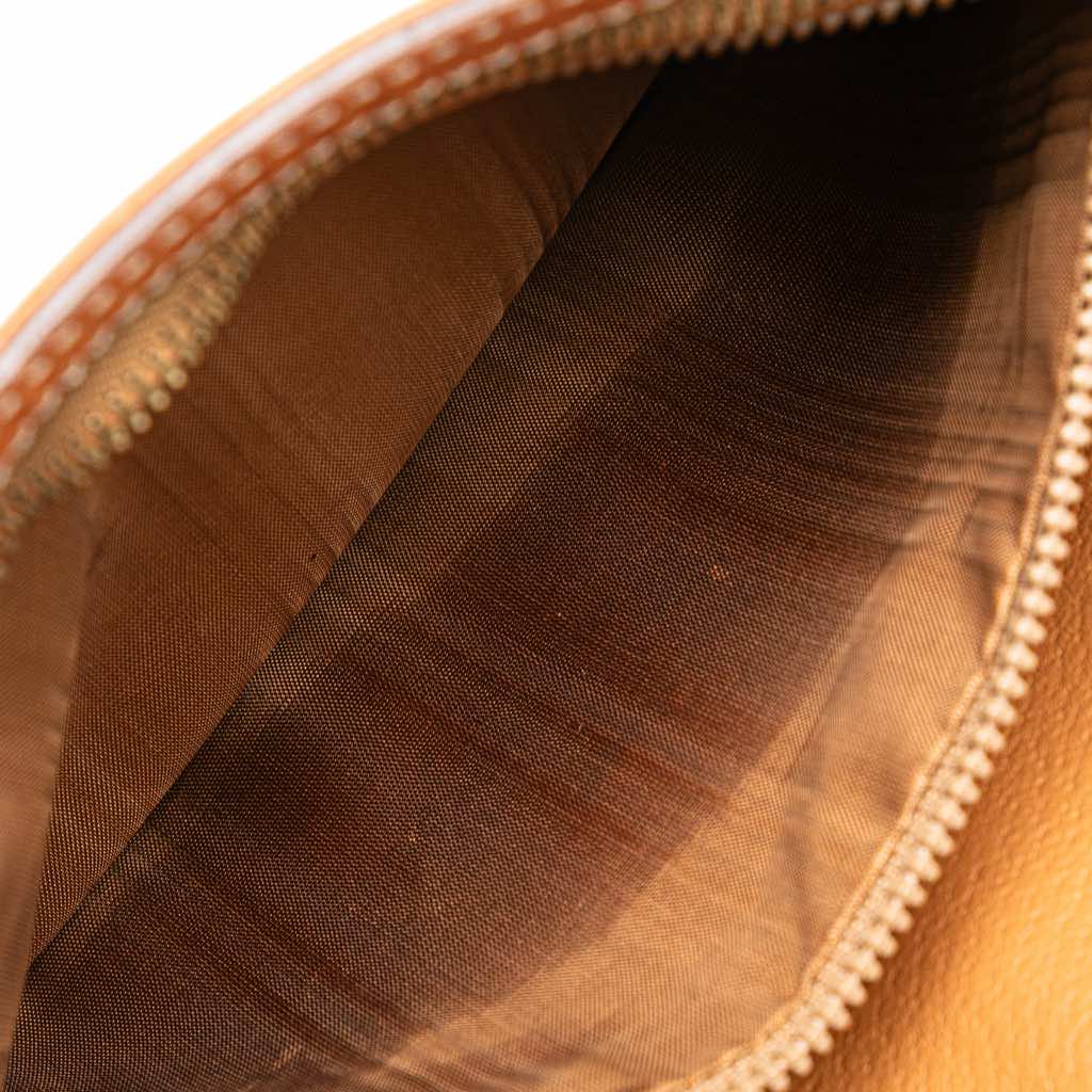 Celine Macadam Coated Canvas Clutch - Side view