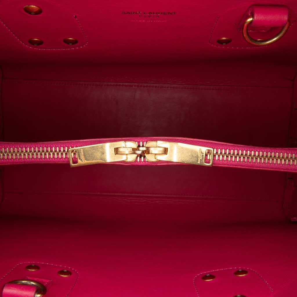 Saint Laurent Small Smooth Leather Sac De Jour Satchel - 4