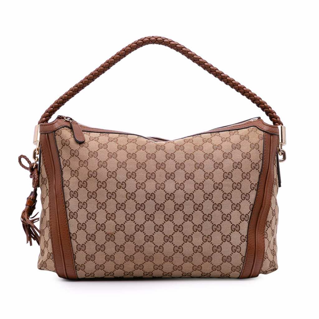 Gucci Medium GG Canvas Bella Shoulder Bag