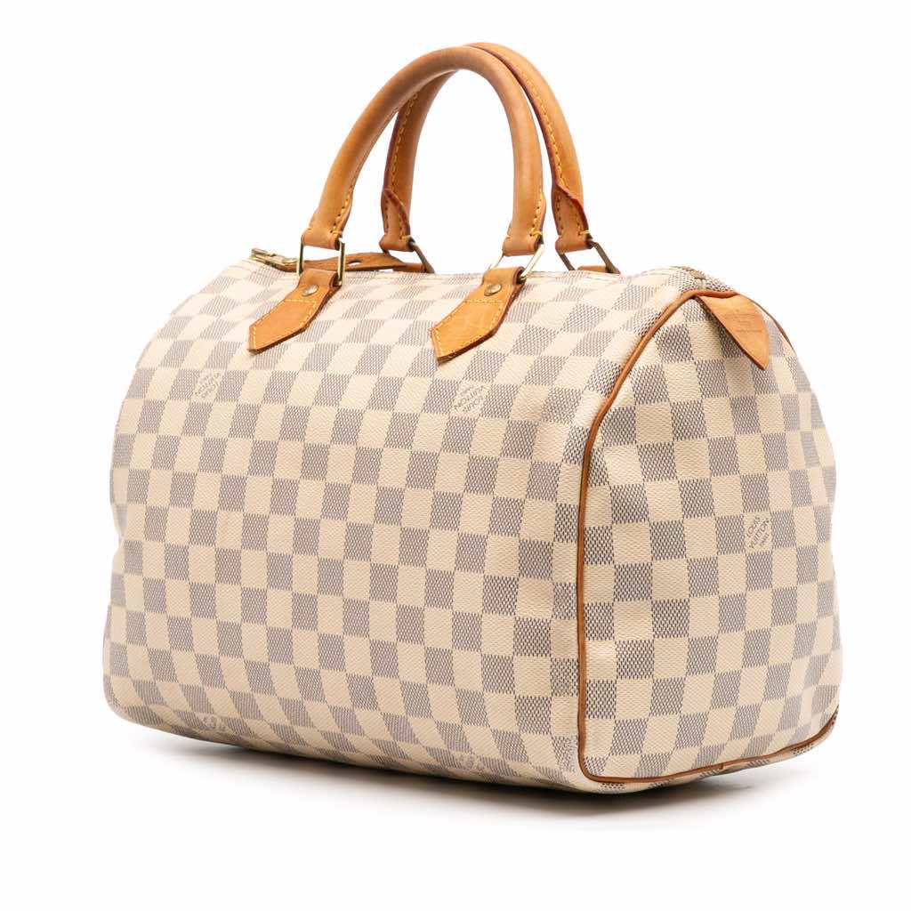 Louis Vuitton Damier Azur Speedy 30 - Back view