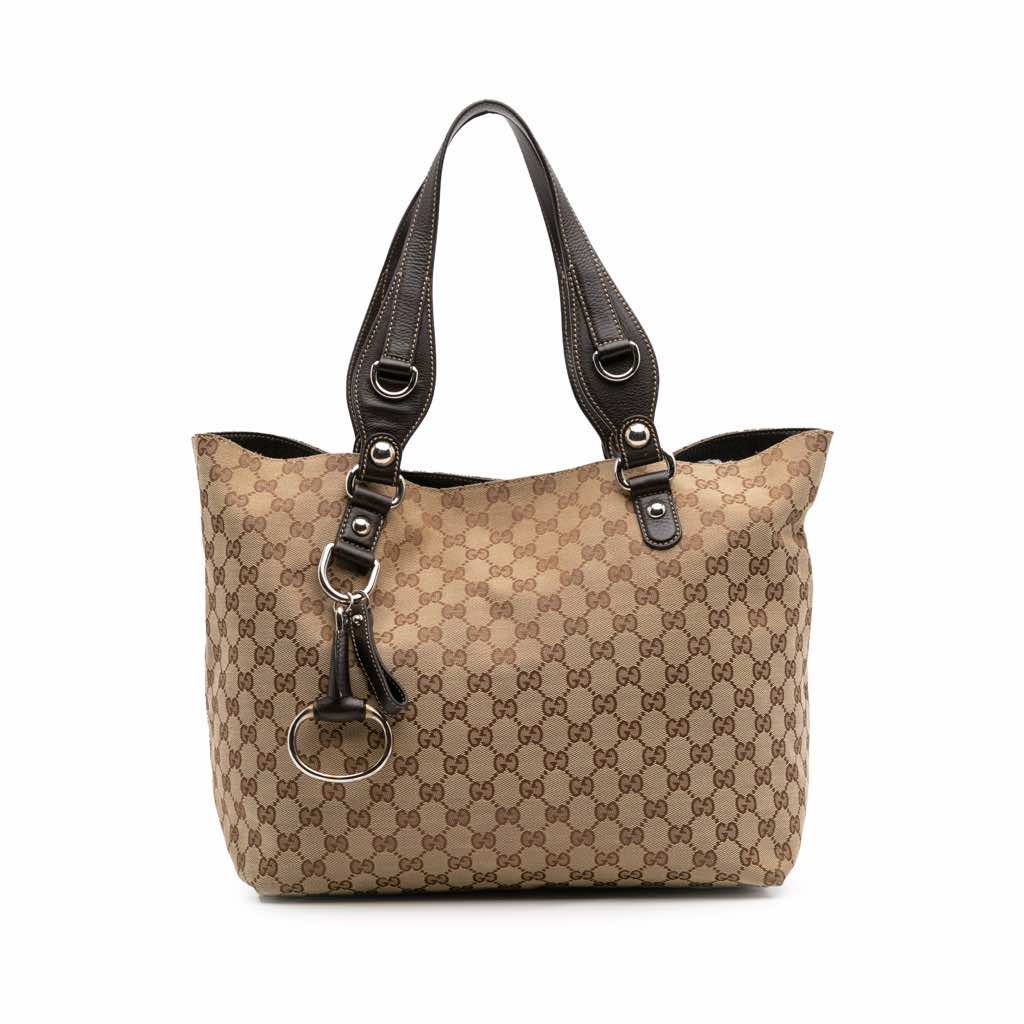 Gucci GG Canvas Icon Bit Tote