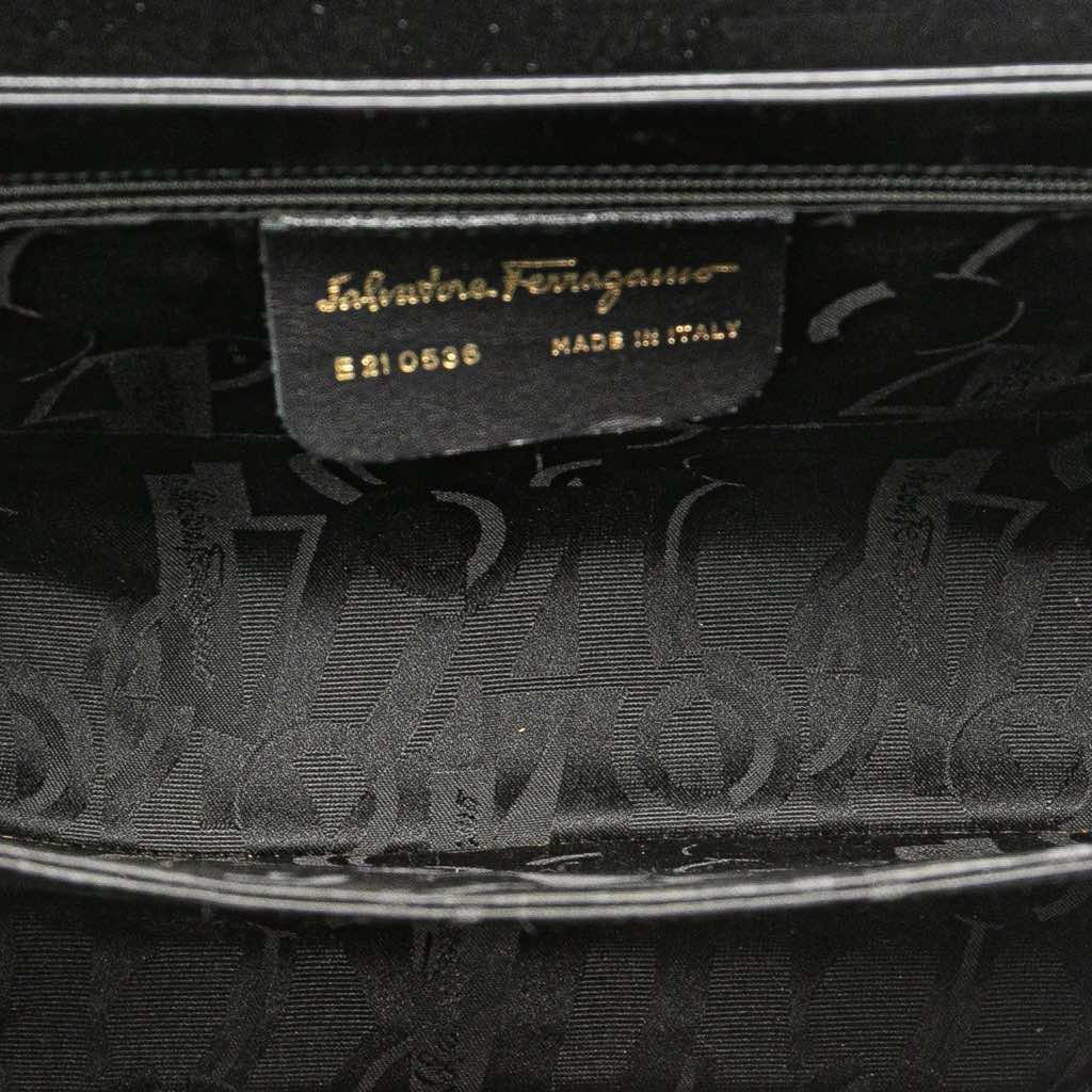 Salvatore Ferragamo Leather Gancini Satchel - 4