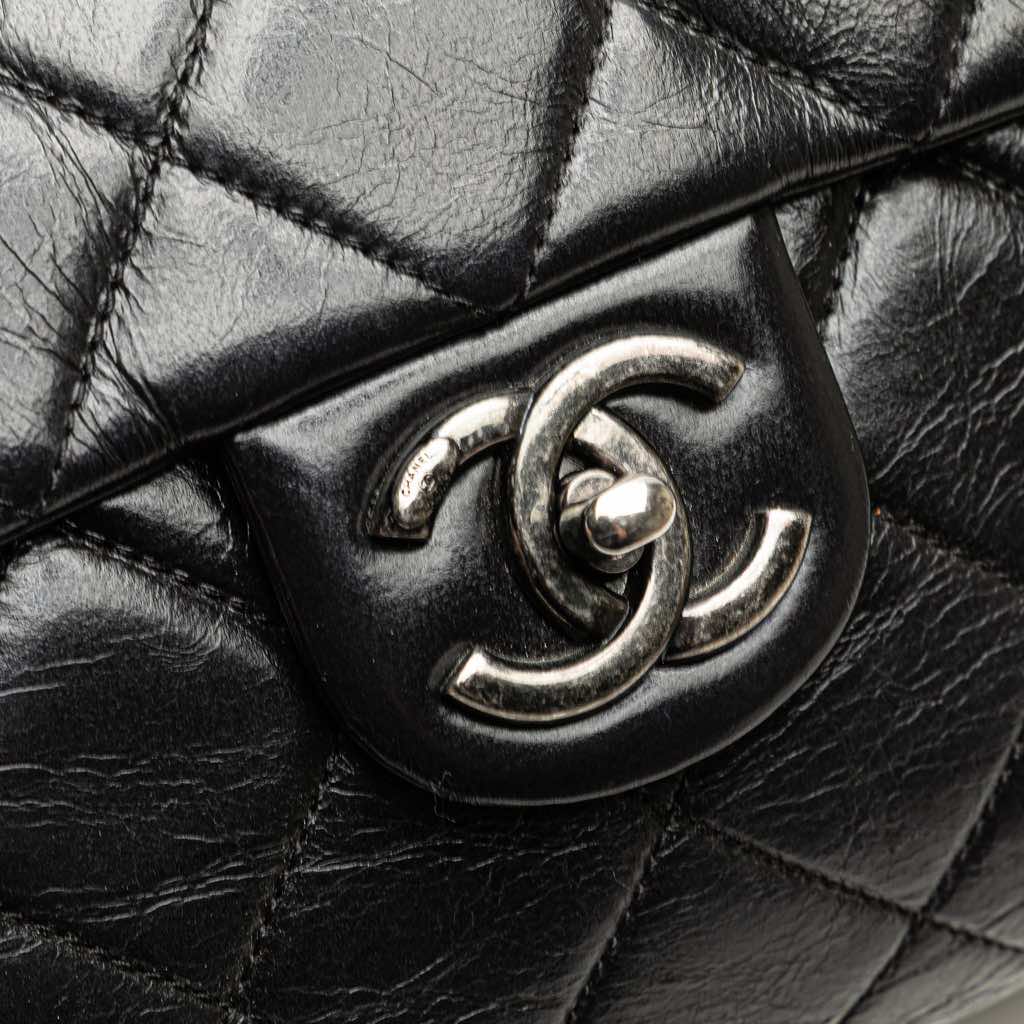 Chanel Small Quilted Glazed Calfskin Duo Color Tote - Image 10