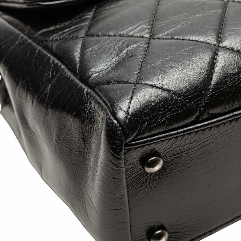 Chanel Small Quilted Glazed Calfskin Duo Color Tote - Image 11