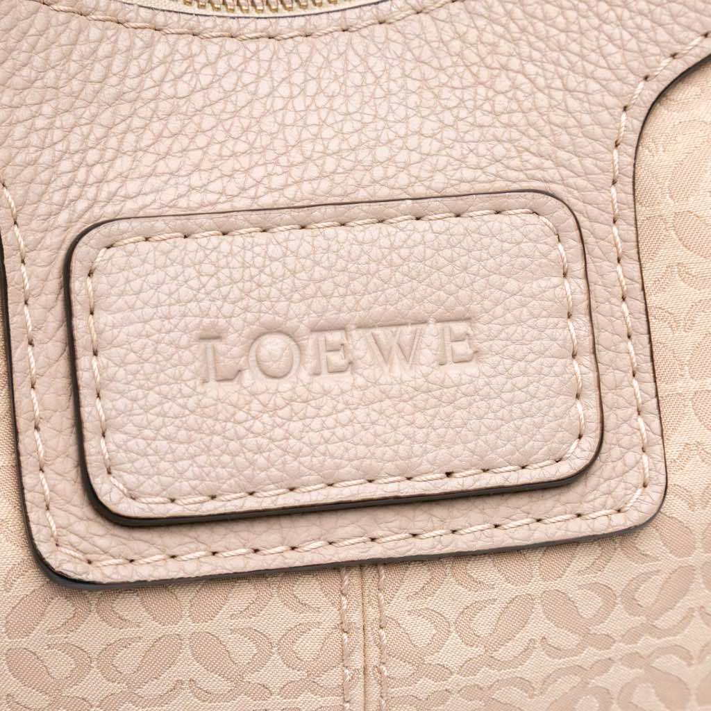 Loewe Anagram Canvas New Road Hobo - Side view