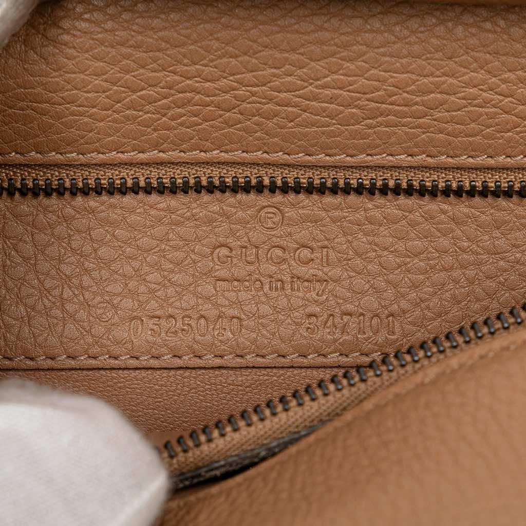 Gucci Medium Leather Bamboo Nouveau Fringe Crossbody - Side view