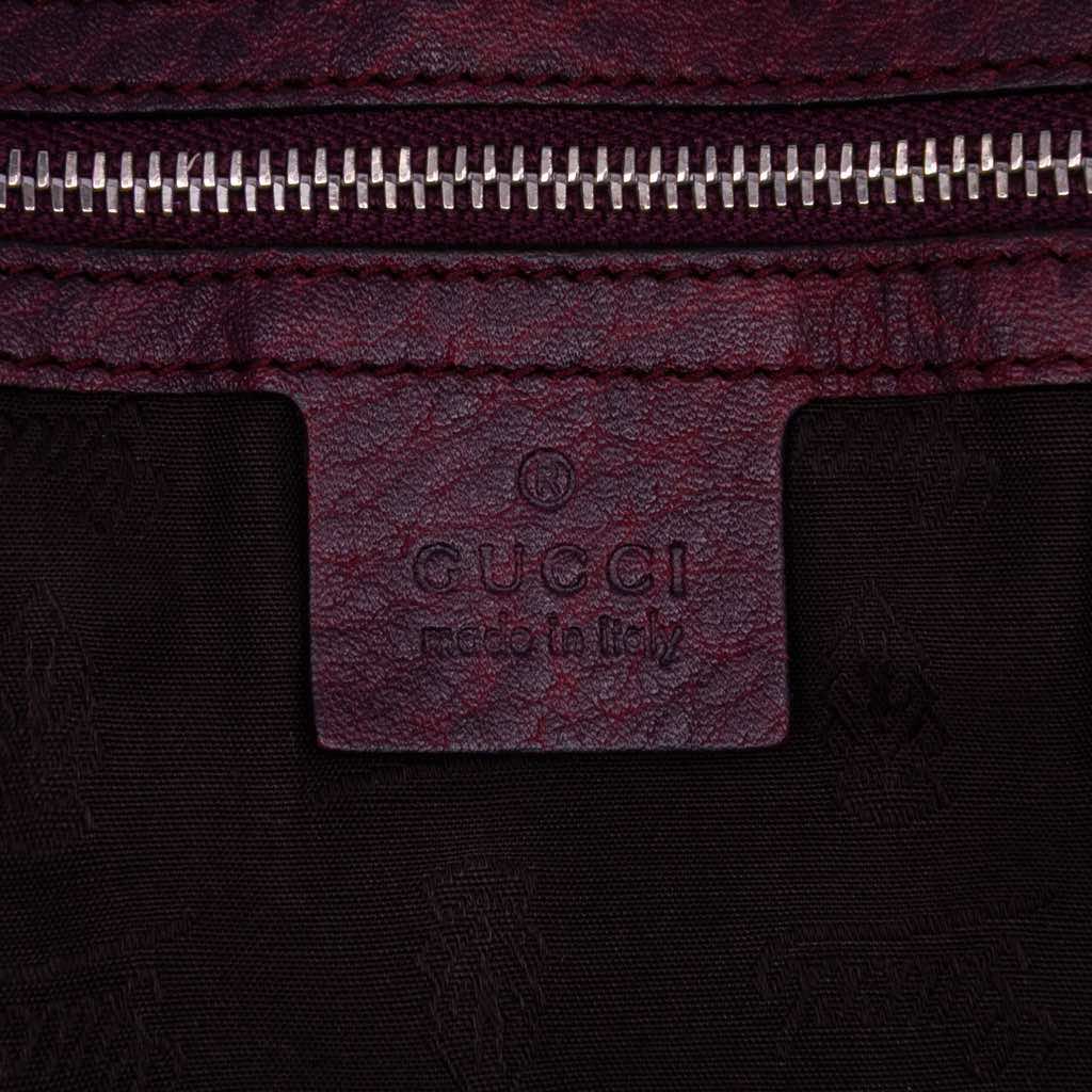 Gucci Large GG Canvas Bamboo Bar Tote - 5