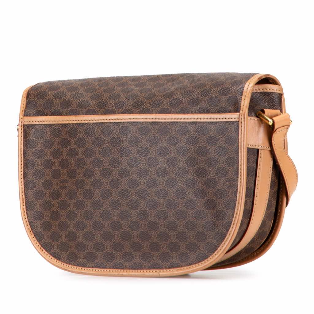 Celine Macadam Coated Canvas Crossbody - 2