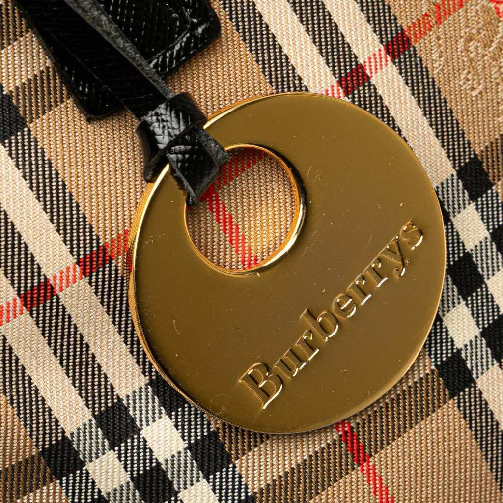 Burberry Haymarket Check Canvas Tote - Detail 1