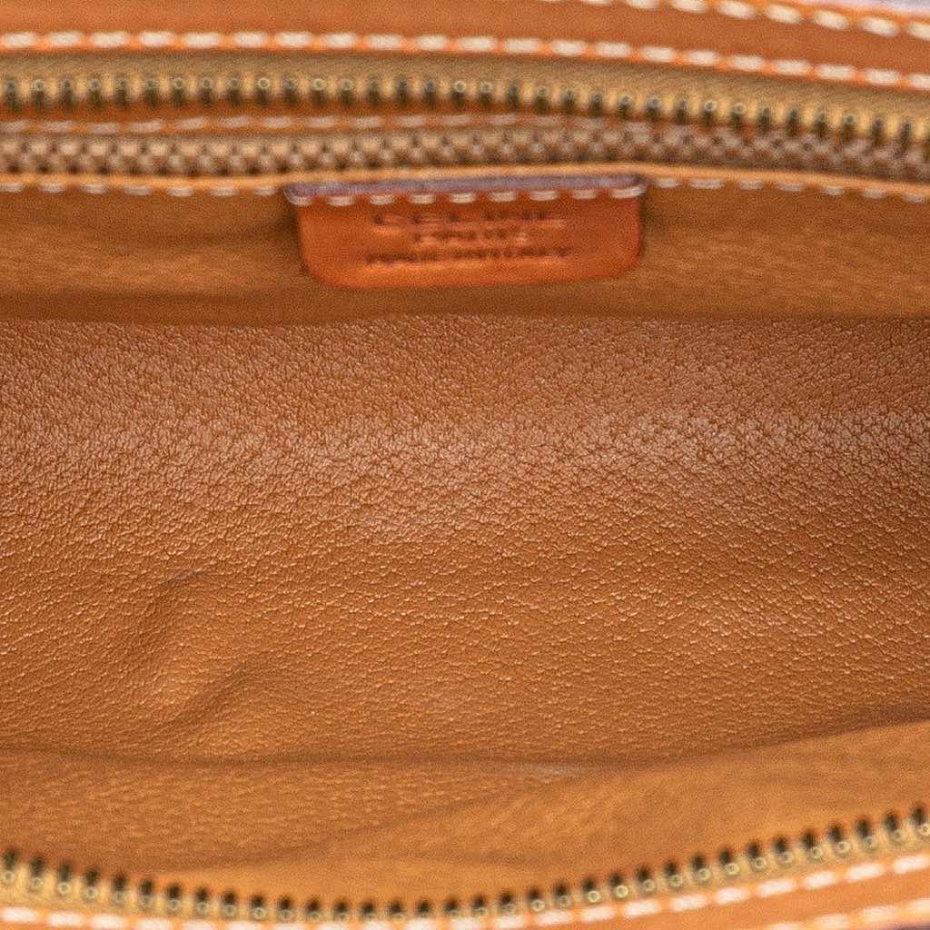 Celine Macadam Coated Canvas Clutch - 4