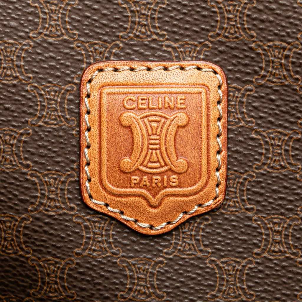 Celine Macadam Coated Canvas Clutch - 5