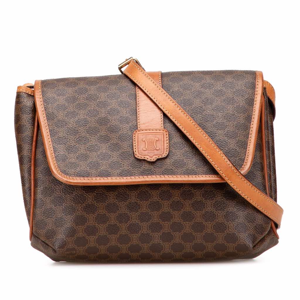 Celine Macadam Coated Canvas Crossbody