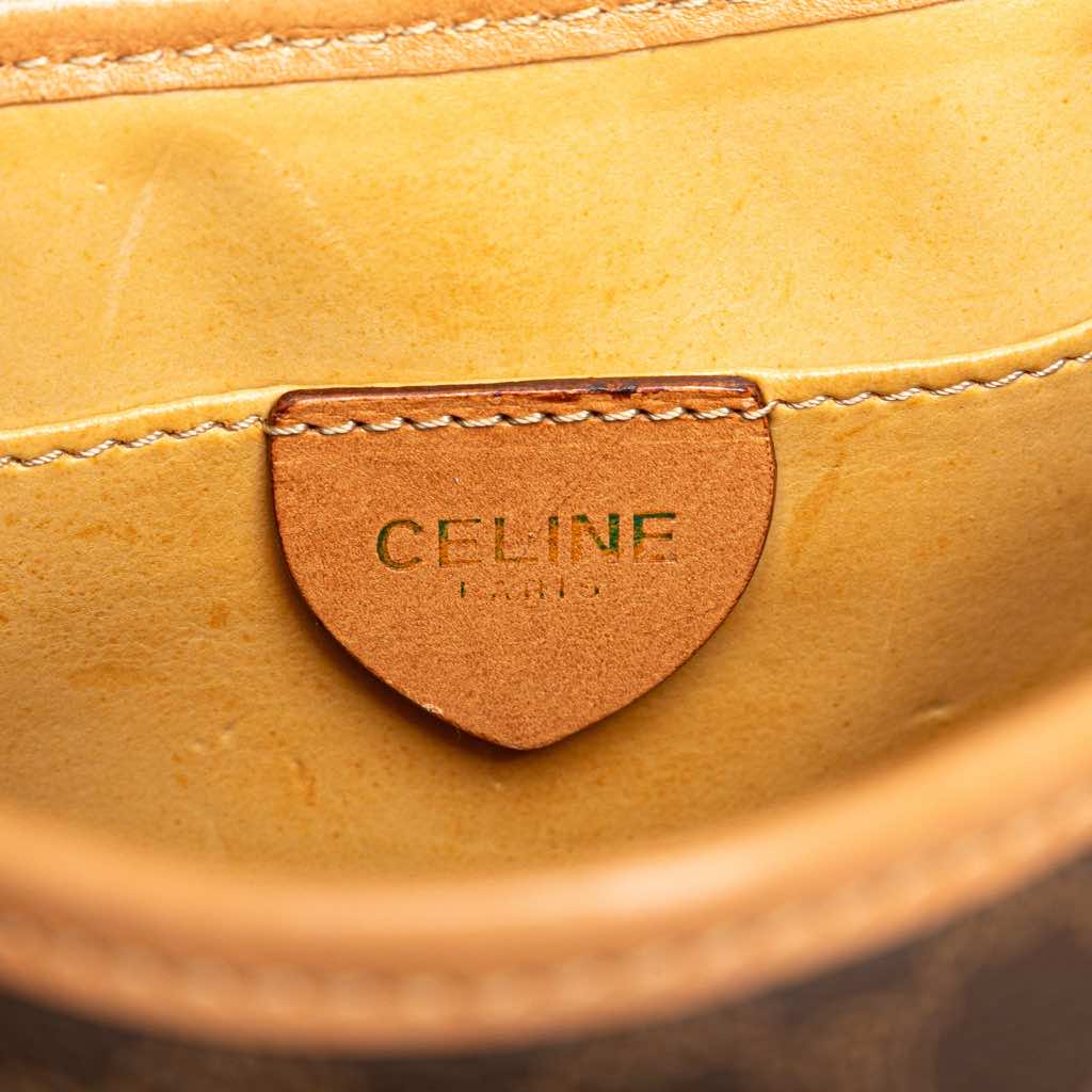 Celine Macadam Coated Canvas Crossbody - 5