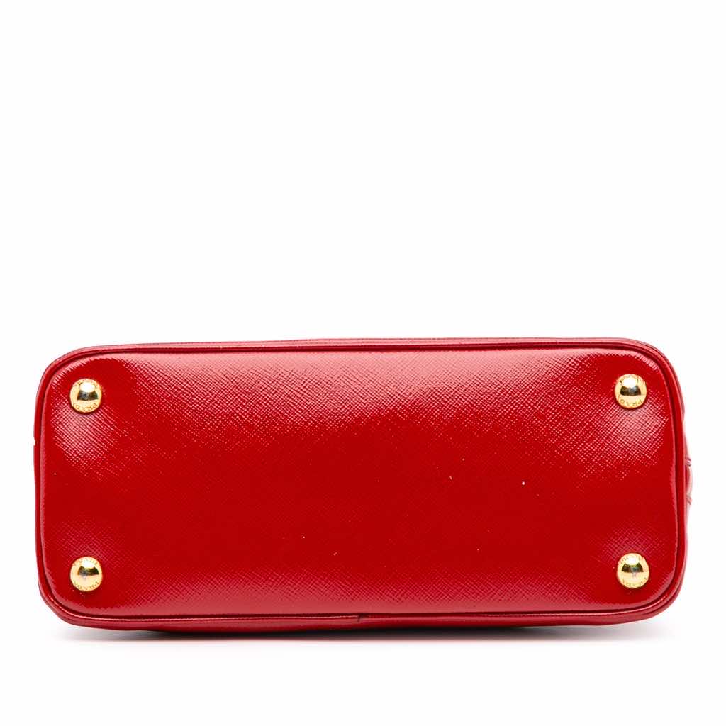 Prada Small Saffiano Vernice Promenade Satchel - 3