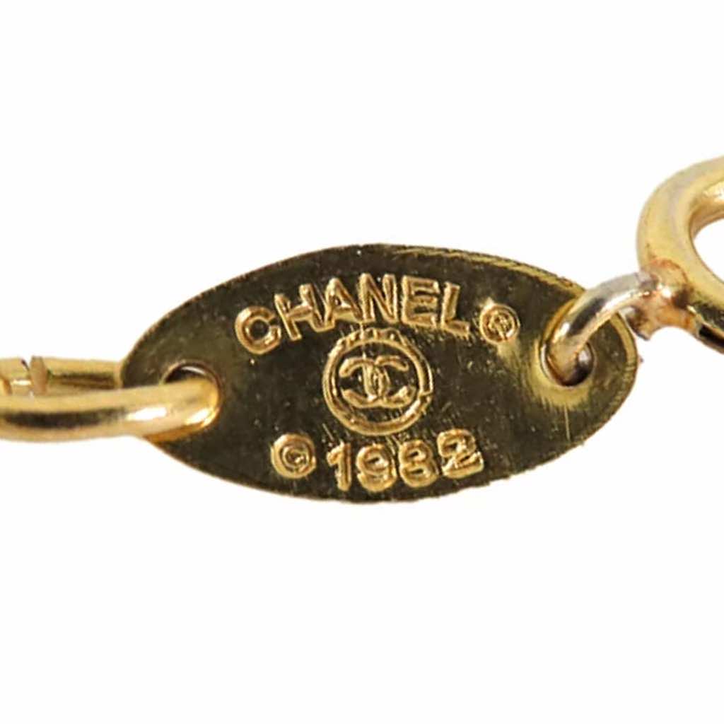 Chanel Gold Plated CC Rhinestones Chain Bracelet - 3