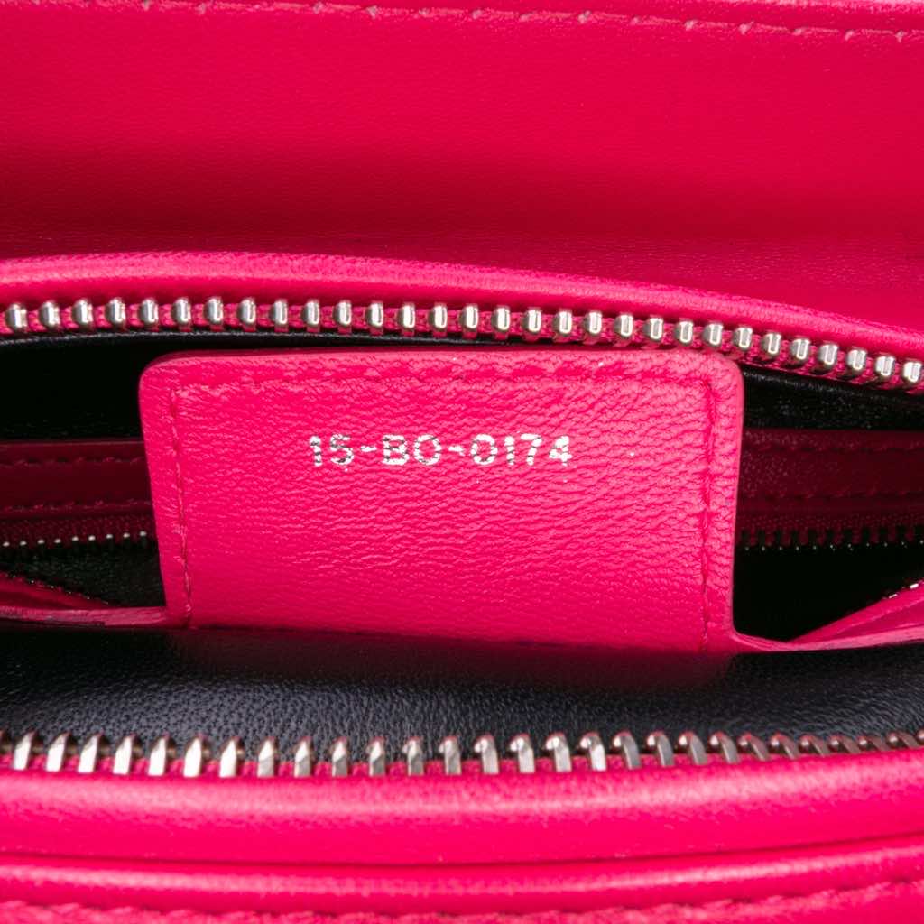 Dior Large Tricolor Lambskin Cannage Lady Dior - Detail 1
