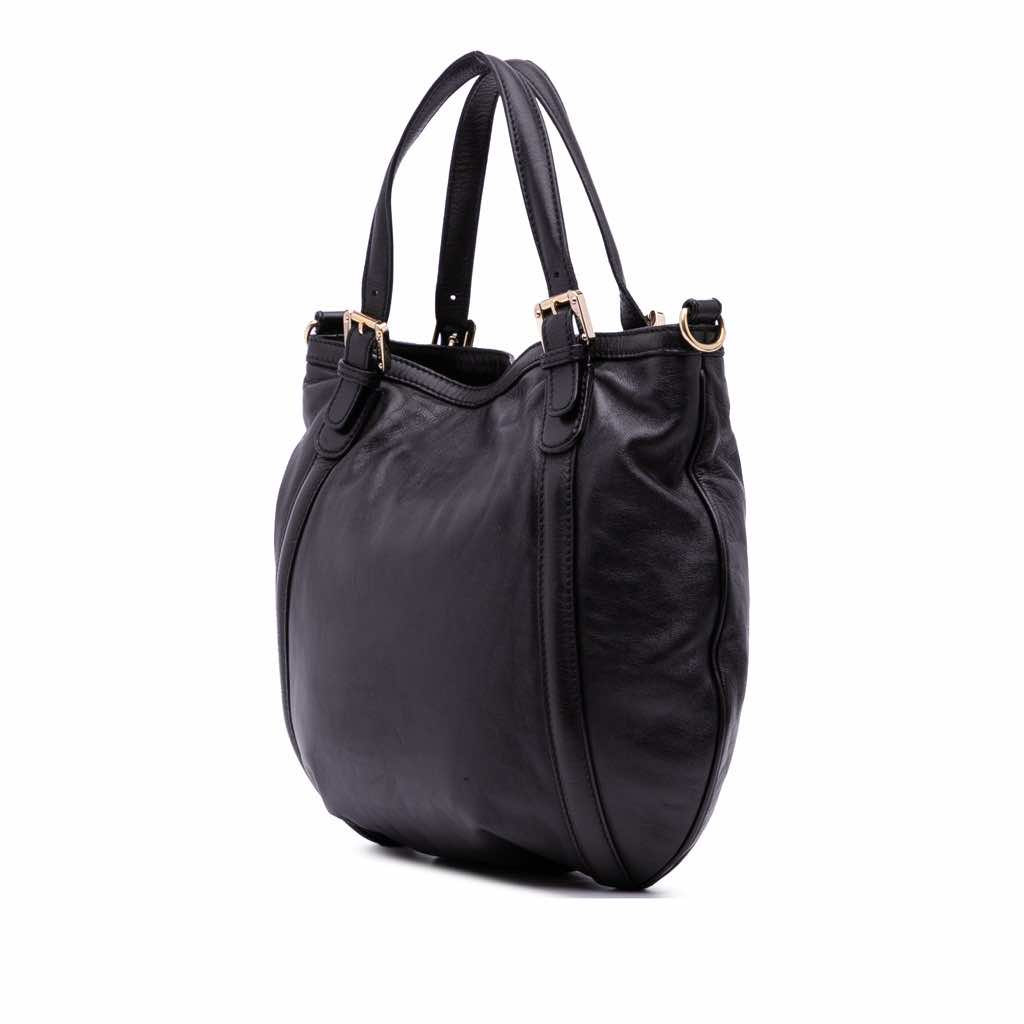 Gucci Medium Leather Britt Satchel - 2