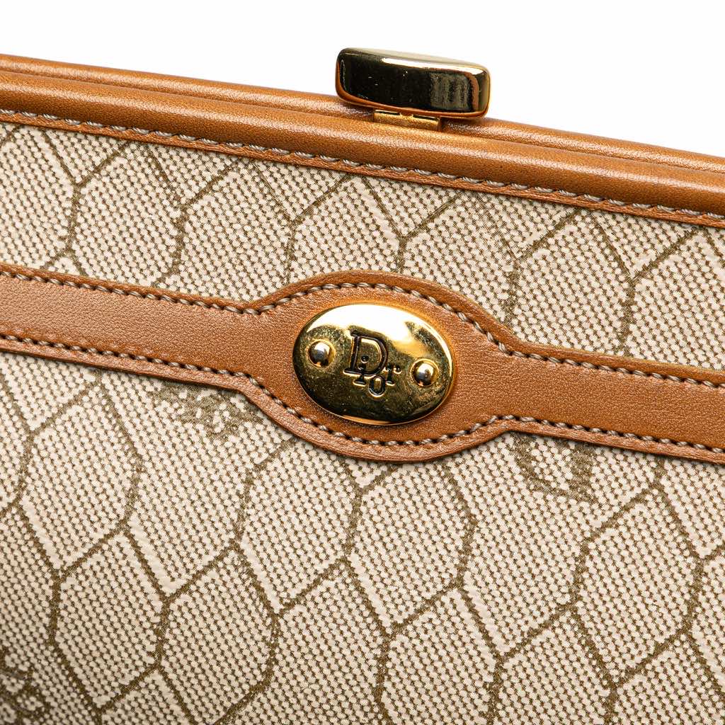 Dior Honeycomb Coated Canvas Clutch - Detail 1