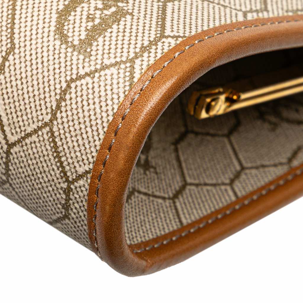 Dior Honeycomb Coated Canvas Clutch - Image 11