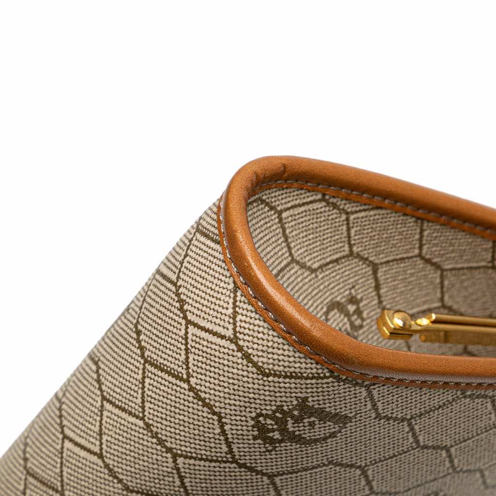 Dior Honeycomb Coated Canvas Clutch - Image 12