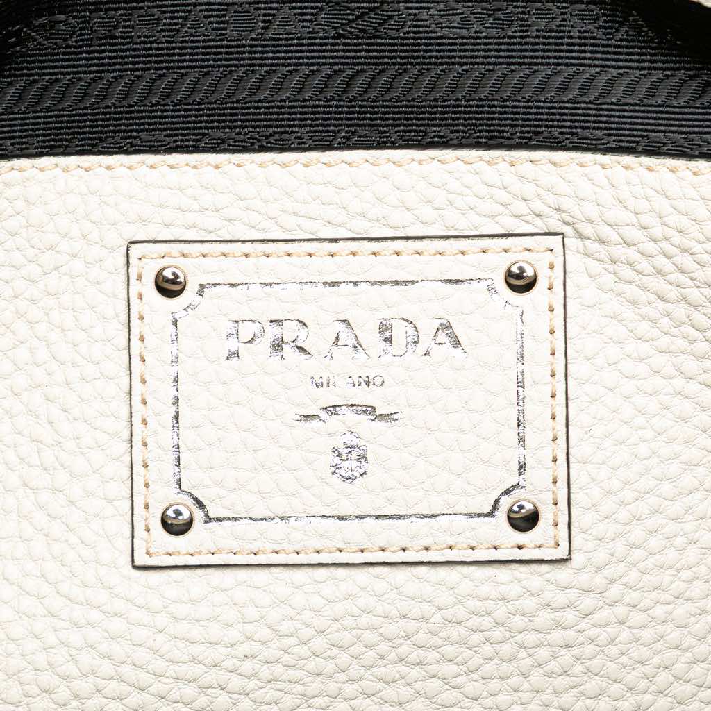 Prada Vitello Daino Open Convertible Tote - 5