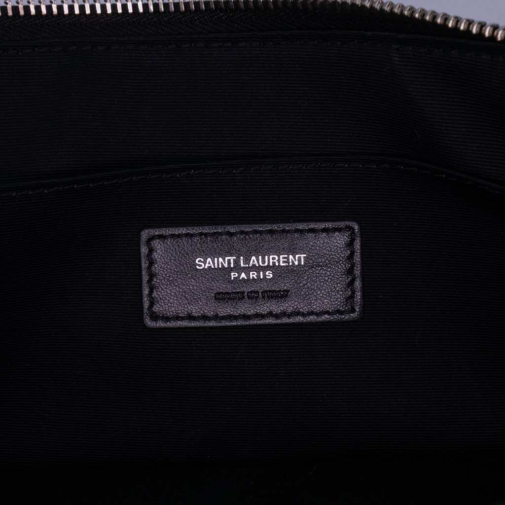 Saint Laurent Leather Monogram Ipad Case - 5