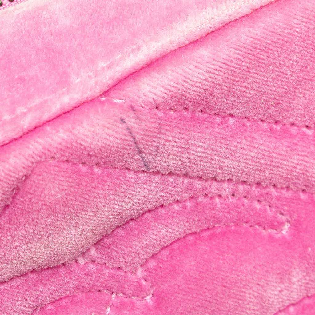 Gucci Mini GG Marmont Crystal Embellished Matelasse Velvet Crossbody - Image 10