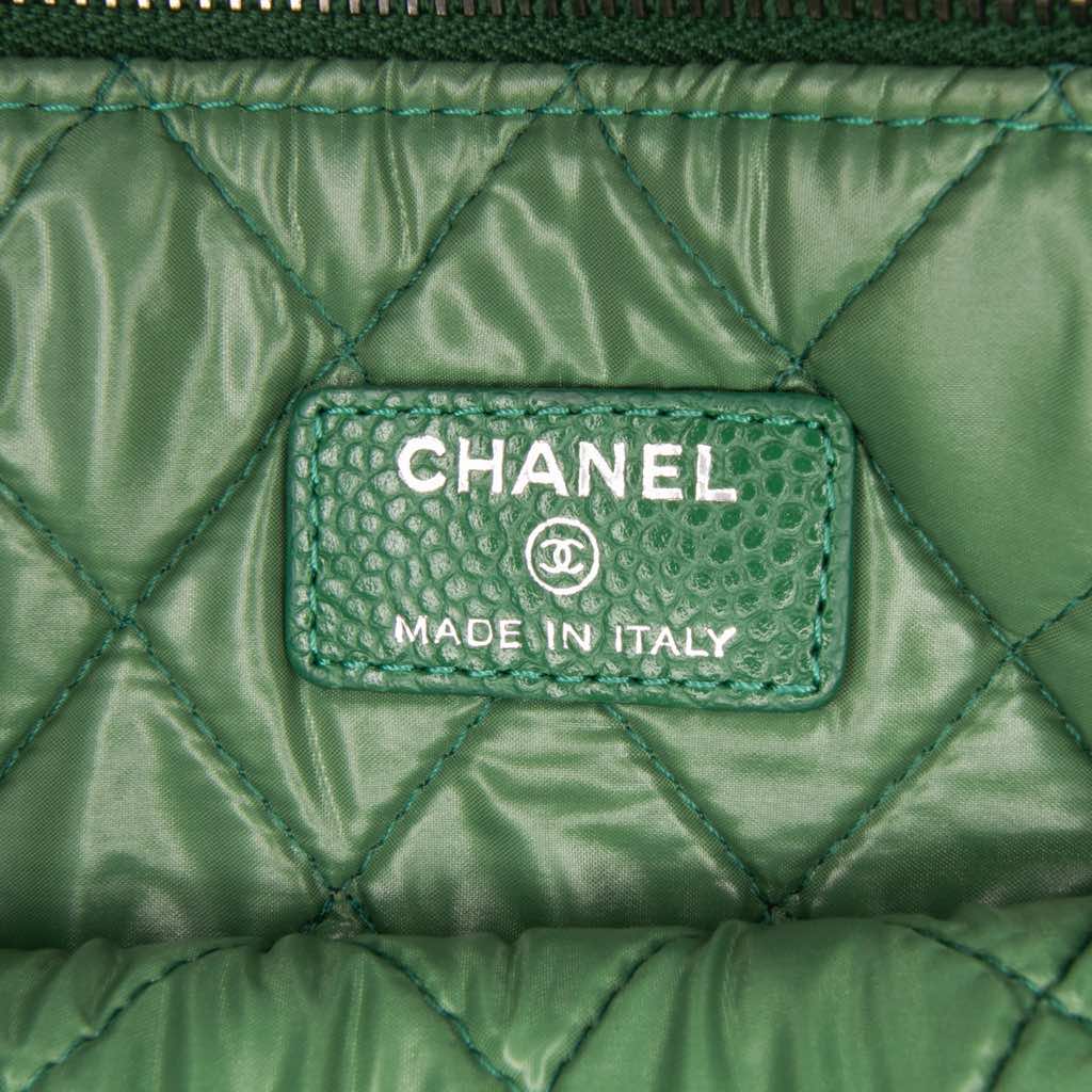 Chanel Medium Quilted Caviar O Case Clutch - 5