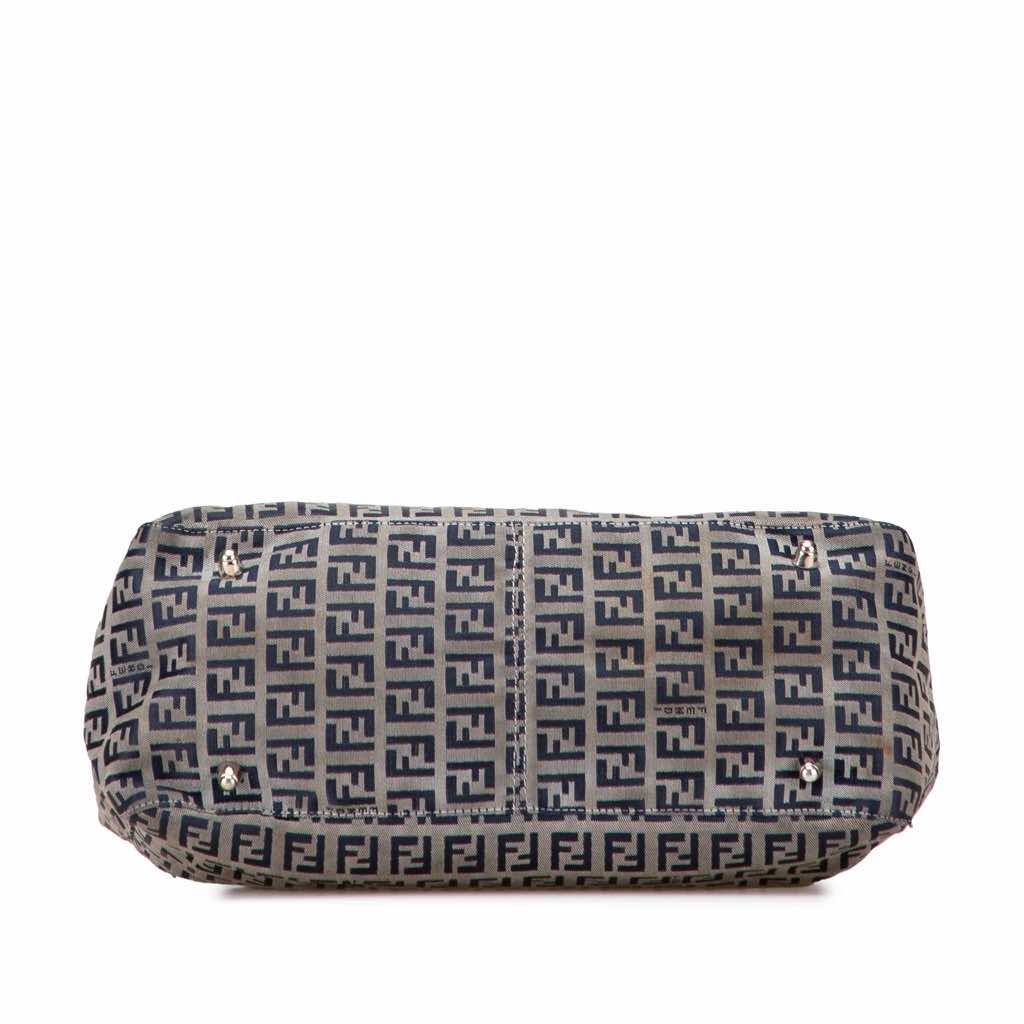 Fendi Small Zucchino Canvas Twins Tote - Image 6