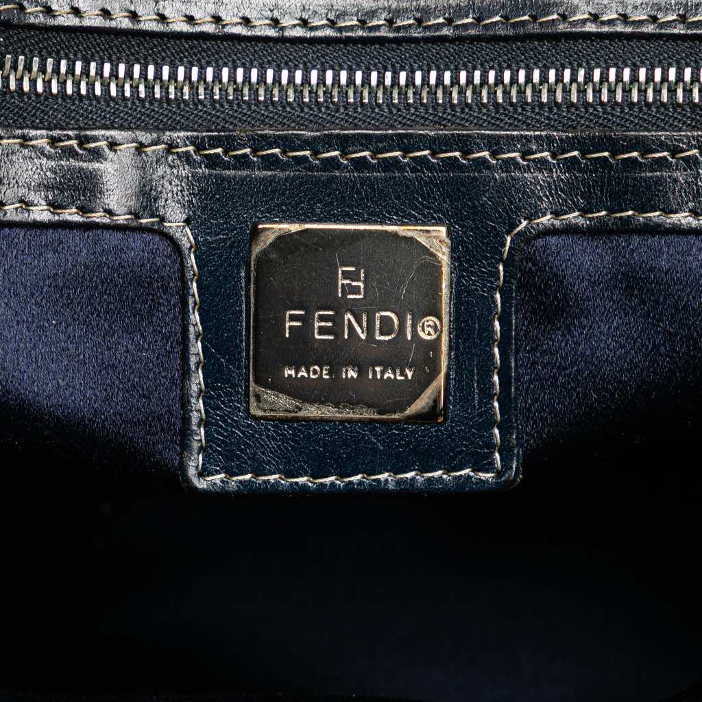 Fendi Small Zucchino Canvas Twins Tote - Side view