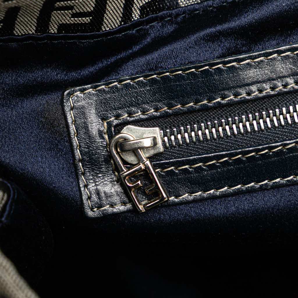 Fendi Small Zucchino Canvas Twins Tote - Detail 2