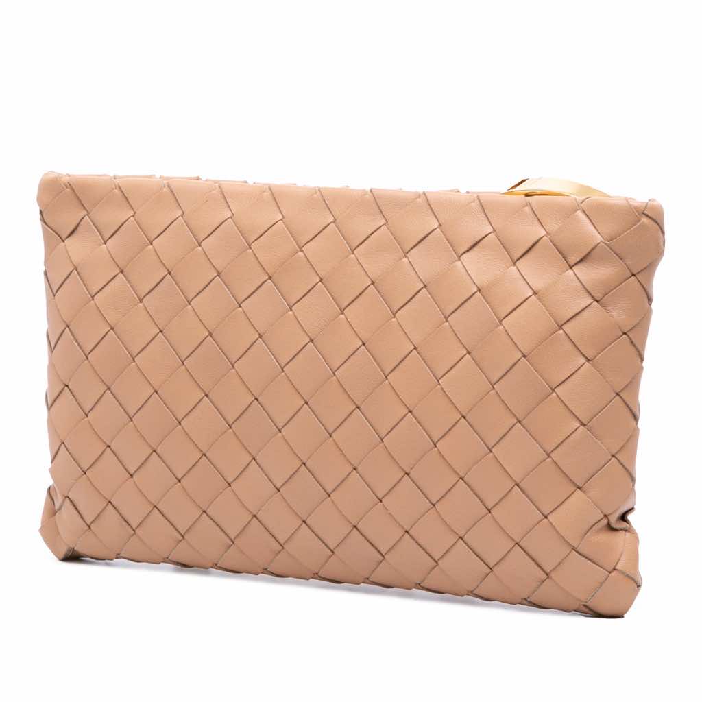 Bottega Veneta Small Nappa Intrecciato Zip Pouch - 2
