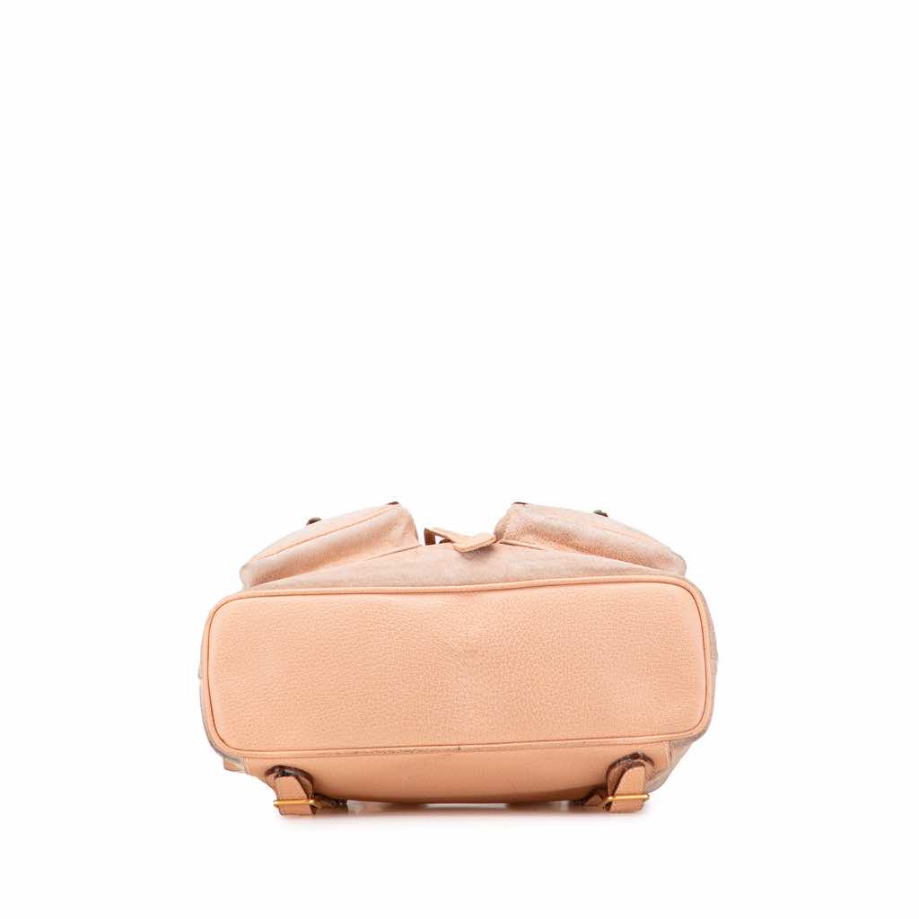 Gucci Suede Bamboo Backpack - Image 6