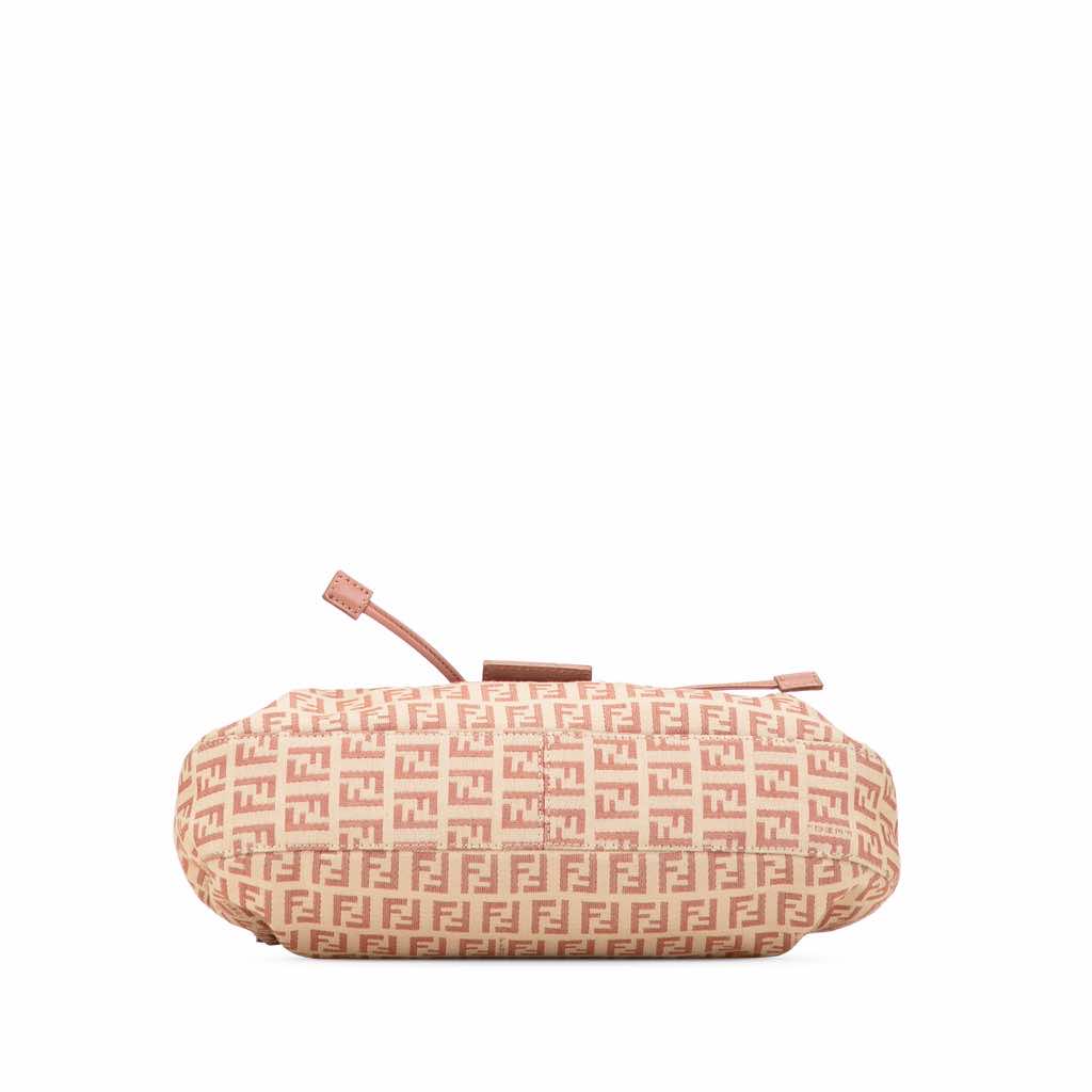 Fendi Zucchino Canvas Drawstring Shoulder Bag - Image 6