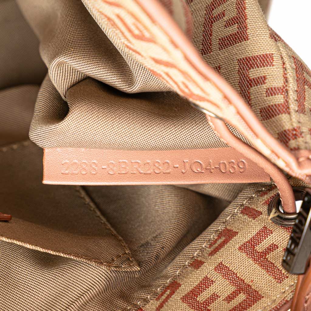 Fendi Zucchino Canvas Drawstring Shoulder Bag - Detail 1