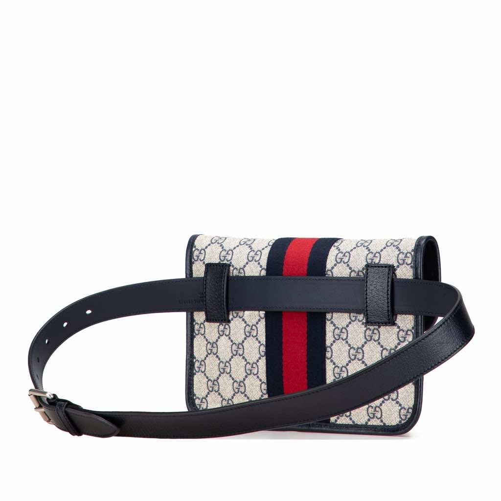 Gucci GG Supreme Ophidia Belt Bag - Back view
