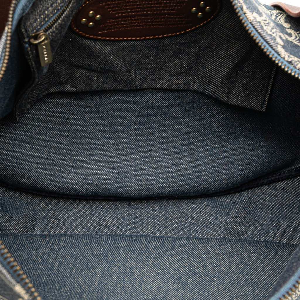 Celine Macadam Denim Crossbody - 4