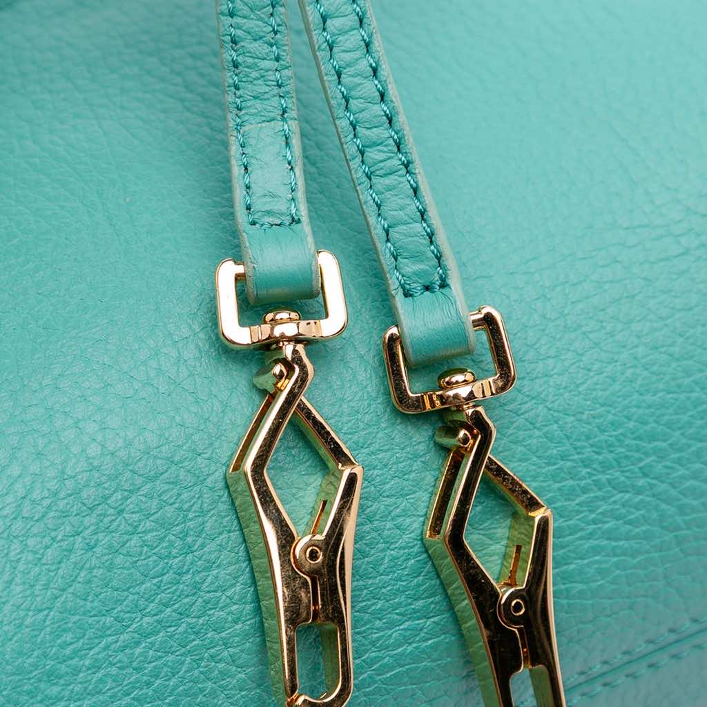 Burberry Leather The Petal Fold Over Crossbody - Image 14