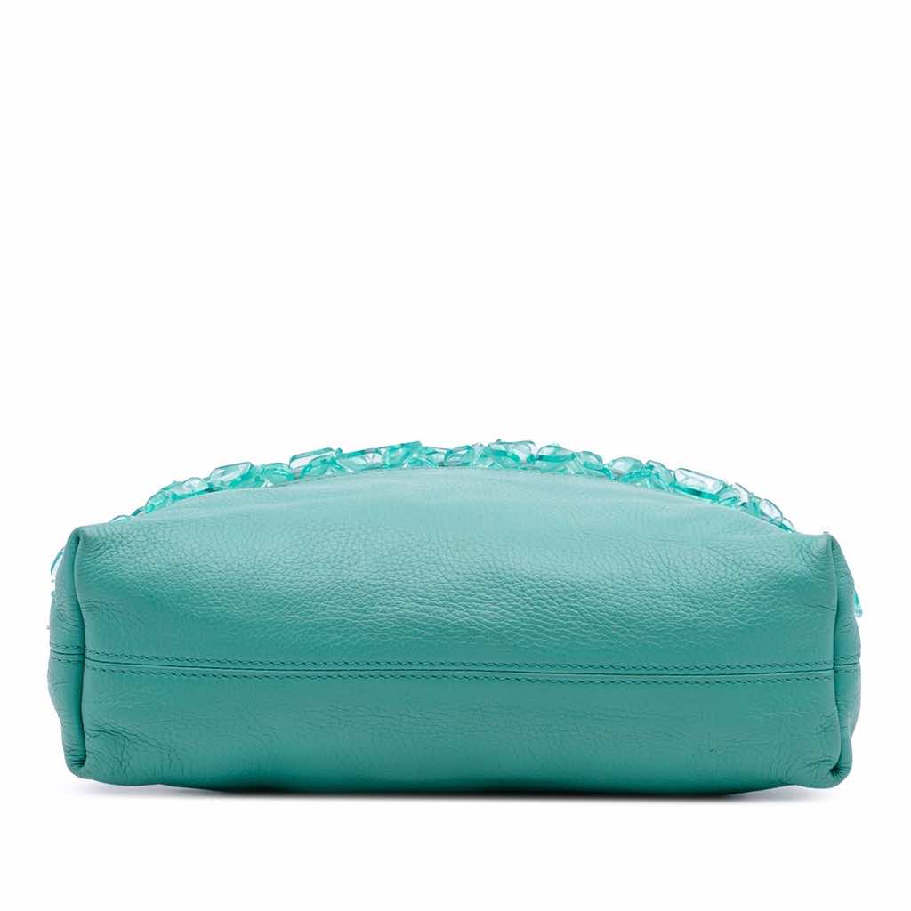 Burberry Leather The Petal Fold Over Crossbody - Image 6