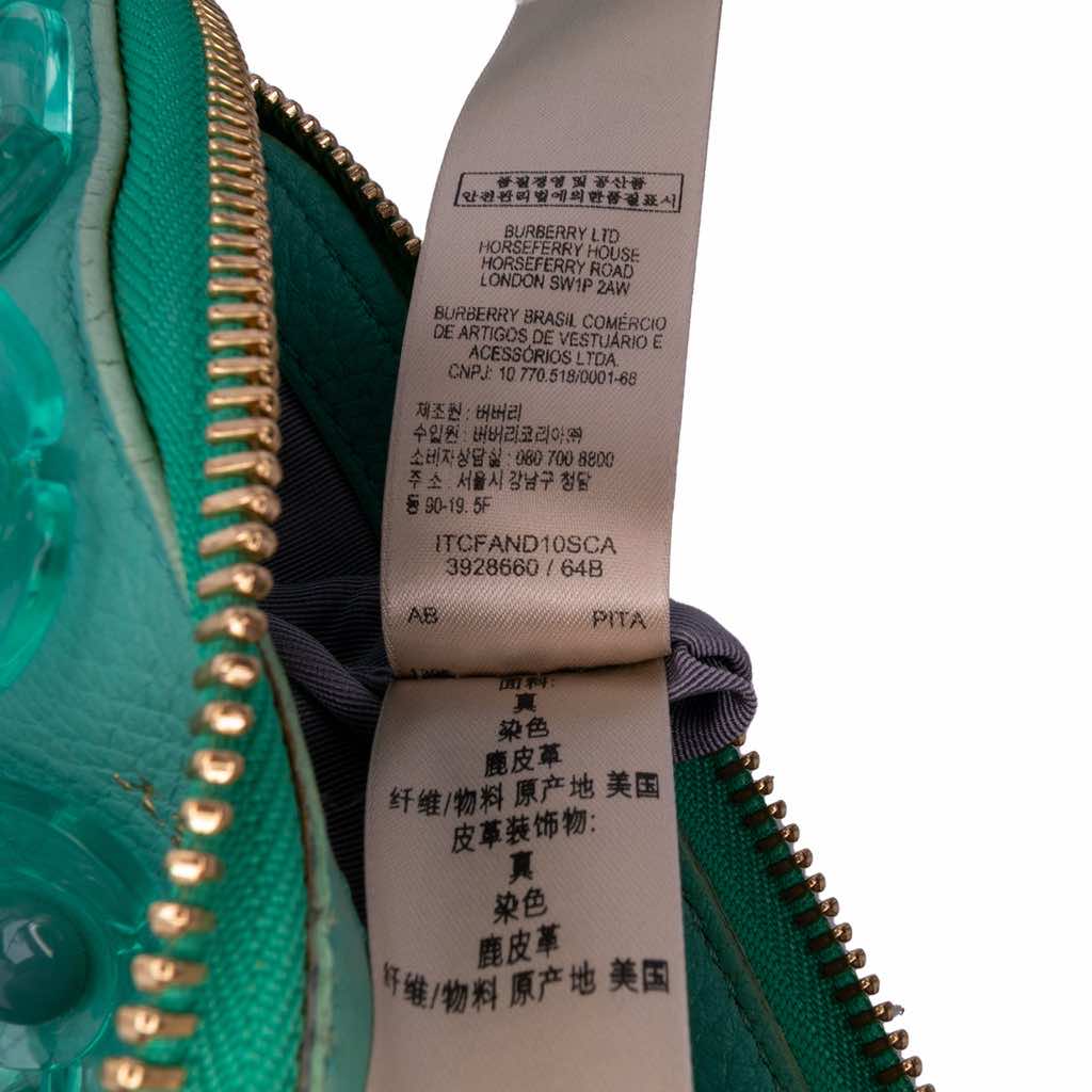 Burberry Leather The Petal Fold Over Crossbody - Detail 2